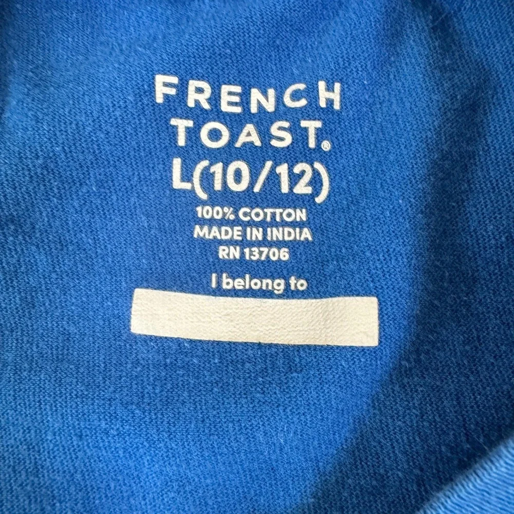 Boys Old Navy Super Mario & French  T-Shirt Bundle Size L 10-12 Red Blue Gray